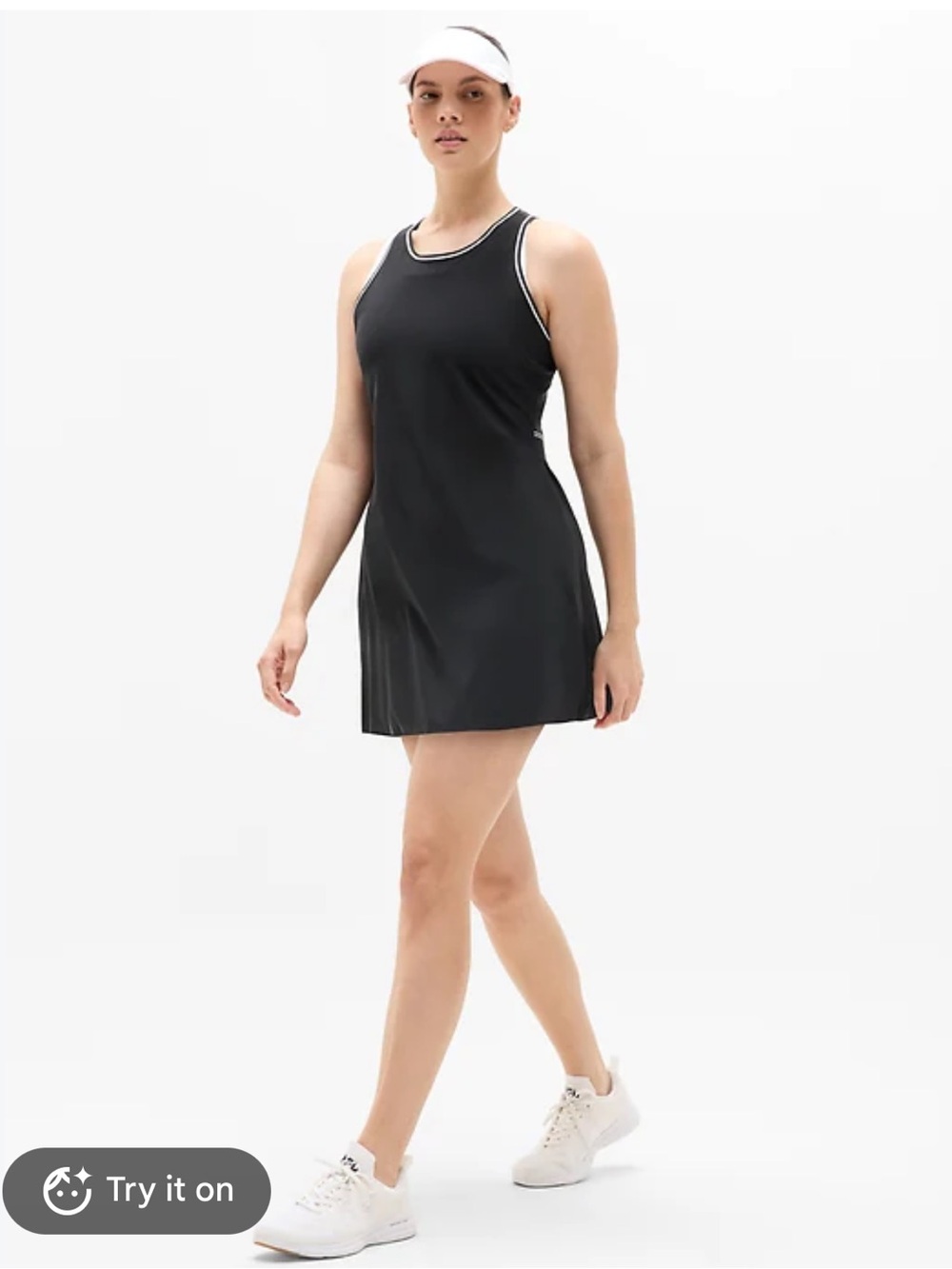 NWOT Athleta Match Point Pleated Dress